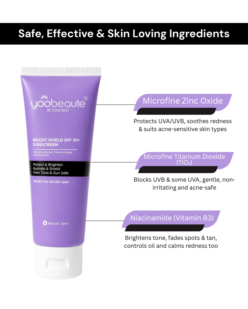 BRIGHT SHIELD SPF 50+ SUNSCREEN